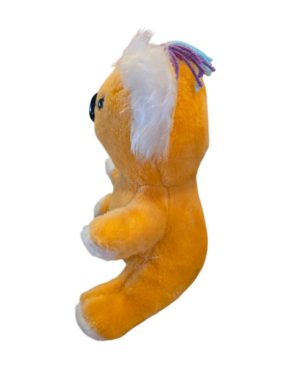 Vintage 1950s yellow/orange plush koala bear stuffed animal Morsay
